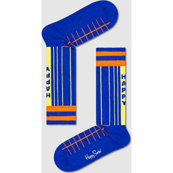 Happy Socks Ανδρικές Κάλτσες Ψηλές με Σχέδια Royal Blue ATGRD27-6300