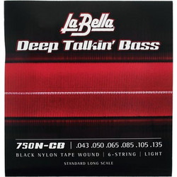 La Bella 750N-CB Σετ 6 Χορδές Ηλεκτρικού Μπάσου Nylon 43-135" Light Tension
