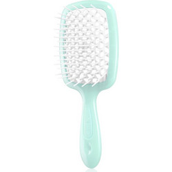 Janeke Superbrush Small Βούρτσα Μαλλιών για Ξεμπέρδεμα Γαλάζια Λευκή