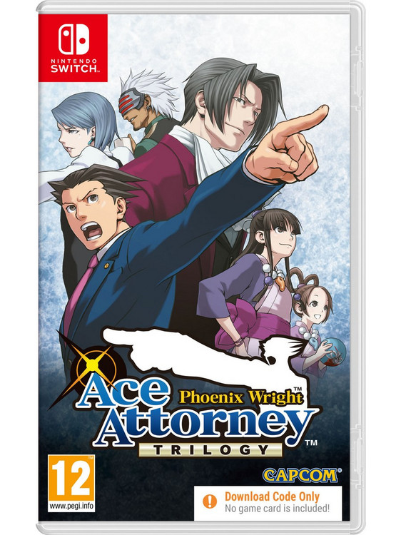 Phoenix Wright Ace Attorney Trilogy Key Nintendo Switch