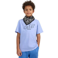 4F Παιδικό T-Shirt Κοντομάνικο Γαλάζιο 4FJWSS26TTSHM3007-33S