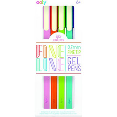 OOLY Fine Line Σετ Στυλό Gel 0.7mm Πολύχρωμο 6τμχ 132-138