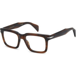 David Beckham DB1237 EX4 Ανδρικός Σκελετός Γυαλιών Οράσεως Κοκάλινος Καφέ