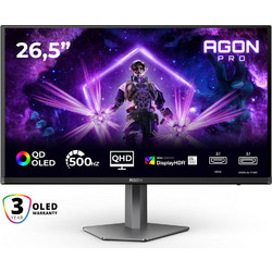 AOC AG276QKD2 OLED HDR Gaming Monitor 27" 2560x1440 QHD 500Hz 0.03ms