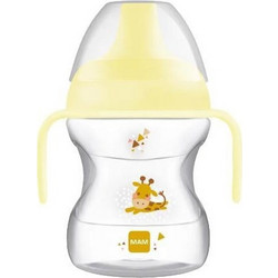 MAM Learn To Drink Cup Wild Animals Giraffe Κίτρινο 190ml