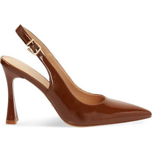 Primadonna Γόβες Slingback Λουστρίνι με Λεπτό Ψηλό Τακούνι Καφέ 41201 Primadonna Γόβες Slingback Λουστρίνι με Λεπτό Ψηλό Τακούνι Καφέ 41201