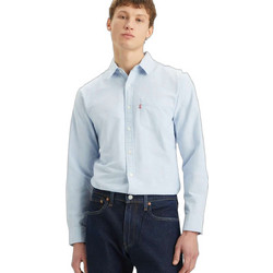 Levi's Ανδρικό Πουκάμισο Βαμβακερό Μακρυμάνικο Κανονική Γραμμή Γαλάζιο 85746-0157