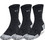 Under Armour Ανδρικές Κάλτσες Ψηλές Μαύρες 3Pack 1387043-001