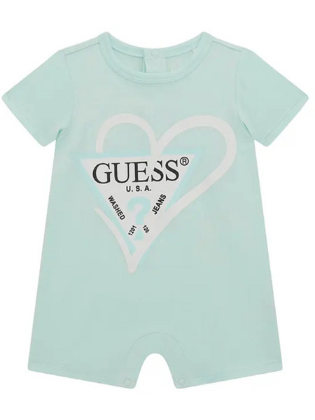 Guess Φορμάκι Κοντομάνικo για Κορίτσι Πράσινο Mint H5GW05K6YW1-G7EK
