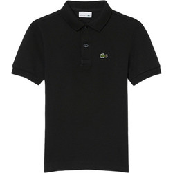 Lacoste Παιδικό Polo Κοντομάνικο Μαύρο 3PJ1102-031