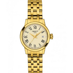 Tissot T-Classic Dream Γυναικείο Ρολόι με Χρυσό Μεταλλικό Μπρασελέ T129.210.33.263.00