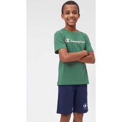 Champion Παιδικό T-Shirt Κοντομάνικο Πράσινο Mint 307322-GS108