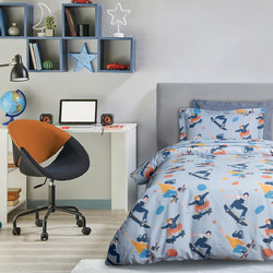 Das Home Σετ Παιδικά Σεντόνια Μονά 170x260 4985 Light Blue 3τμχ