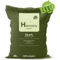 Ikorganic Harmony Υδατοδιαλυτό Βιολογικό Λίπασμα 6-6-13 25kg 40τμχ
