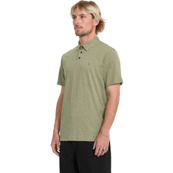 Volcom Ανδρική Μπλούζα Polo Κοντομάνικη Χακί A0112611-TYM