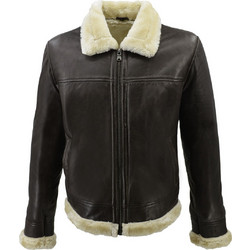 Leather 100 Ανδρικό Μπουφάν Χειμωνιάτικο Δερμάτινο Καφέ 37-M-MELAN