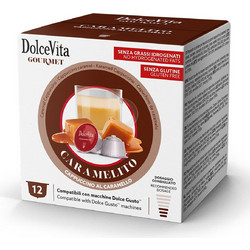Dolce Vita Κάψουλες Espresso Caramelito Συμβατές με Μηχανή Dolce Gusto 12τμχ