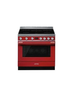 Smeg CPF9IPR Κουζίνα Ηλεκτρική 115lt με Επαγωγικές Εστίες & Πυρόλυση 90cm