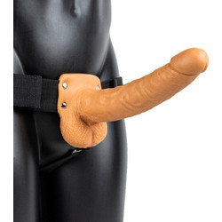 Shots Realrock 9" Hollow Harness Strap On με Dildo 23cm Latin