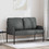 vidaXL Διθέσιος Καναπές Ανθρακί 115x56x80cm 42023447