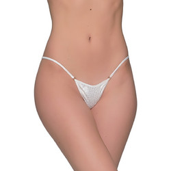 Milena By Paris Γυναικείο Sexy String Λευκό 6861