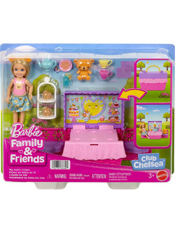 Mattel Barbie Family & Friends Chelsea Tea Party Picnic