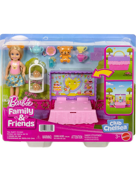Mattel Barbie Family & Friends Chelsea Tea Party Picnic