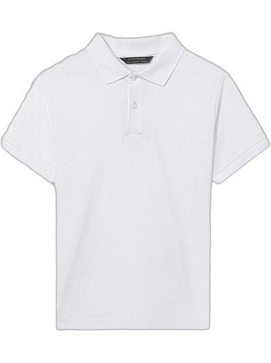 Mayoral Παιδικό Polo Κοντομάνικο Λευκό 26-00890-072