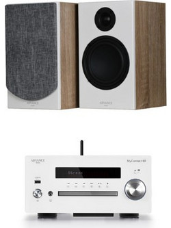 Advance Paris KC-100 Σετ Ηχείων Hi-Fi Βιβλιοθήκης 100W 2 Δρόμων Light Wood