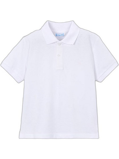 Mayoral Παιδικό Polo Κοντομάνικο Λευκό 26-00150-016
