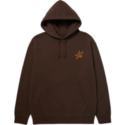 Huf H Star Ανδρικό Φούτερ με Κουκούλα & Τσέπες Καφέ PF00790