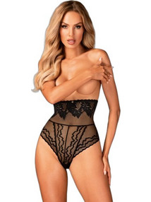 Obsessive Arienna Γυναικείο Sexy Brazil με Δαντέλα Μαύρο
