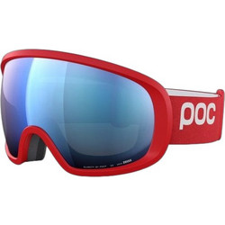 Poc Fovea 408408707 Μάσκα Σκι & Snowboard Ενηλίκων Κόκκινη με Φακό Καθρέπτη Μπλε