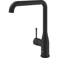 GROHE Essence New 30505KF0 Μπαταρία Κουζίνας Πάγκου Διπλής Παροχής Ανάμεικτη Μαύρη