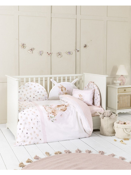 Nima Sweet Baby Πάντα Κούνιας Ροζ 40x200cm