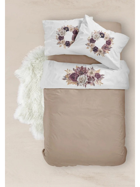 Borea Σετ Σεντόνια Υπέρδιπλα Βαμβακερά 220x240 Gerbera