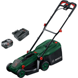 Bosch Rotak18V-34 Μηχανή Γκαζόν Μπαταρίας 18V Κοπή 34cm 1x4Ah