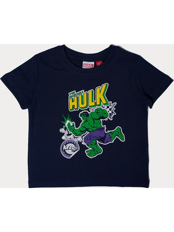 Up Marvel Hulk Παιδικό T-Shirt Κοντομάνικο Navy Μπλε 0391573-NAVY