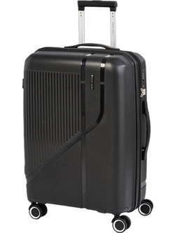 Bartuggi 724-106.51 Βαλίτσα Καμπίνας 56x38.5x22cm με 4 Ρόδες Μαύρη