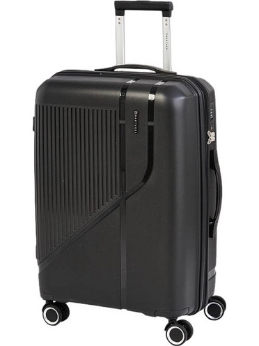 Bartuggi 724-106.51 Βαλίτσα Καμπίνας 56x38.5x22cm με 4 Ρόδες Μαύρη