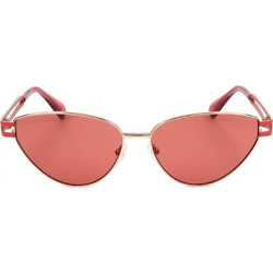 Max & Co MO0089 28S Γυναικεία Γυαλιά Ηλίου Cat Eye Μεταλλικά Χρυσά με Ροζ Φακό