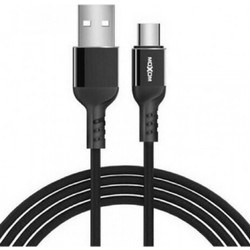 Moxom MX-CB107 Braided USB-A to Lightning Cable 1m Black
