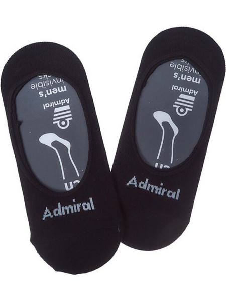 Admiral Ανδρικές Κάλτσες Σοσόνια Μαύρες 2Pack 2921900007