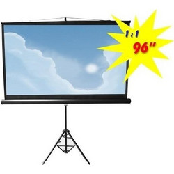 Brateck PSDB96 Οθόνη Προβολής Projector Δαπέδου 1:1 172x172cm / 96"