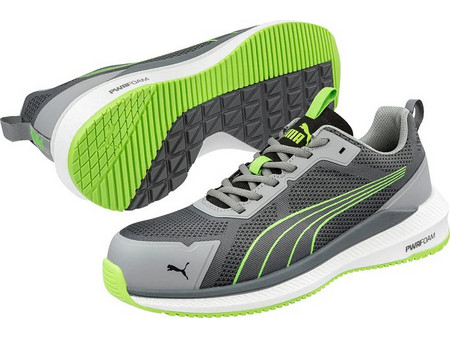 Puma Slide Αθλητικά Παπούτσια Ασφαλείας S1P Γκρι Lime 06100755