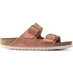 Birkenstock Arizona Γυναικεία Σανδάλια Suede Ανατομικά Σομόν 1022513