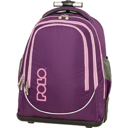 Polo Cart Σχολική Τσάντα Τρόλεϊ Δημοτικού Μωβ 901074-4700