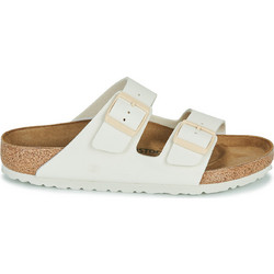 Birkenstock Arizona Δερμάτινα Ανδρικά Σανδάλια Ανατομικά Λευκά 10273