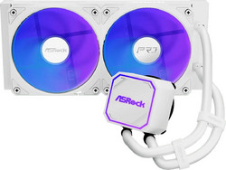 Asrock Pro 240 White Υδρόψυξη CPU 120mm ARGB για Socket AM4 / 1700 / AM5 / 1851