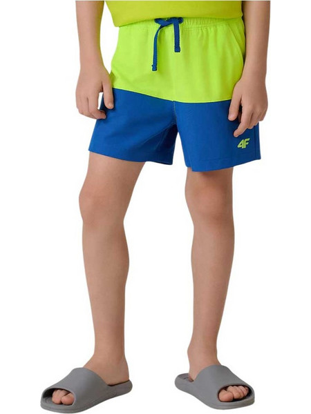 4F Παιδικό Μαγιό Βερμούδα για Αγόρι Lime Royal Blue 4FJWSS26UBDSM203-45S